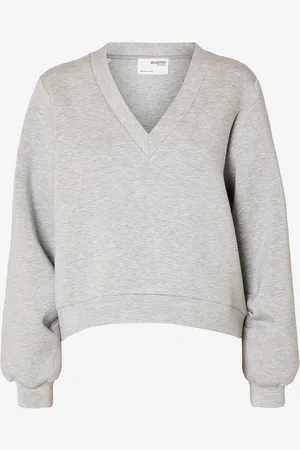 SELECTED Collegegenser slfJamila LS V-neck Sweat