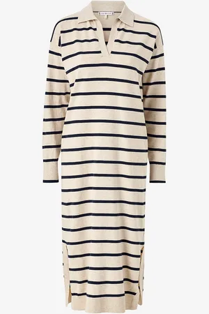 Tommy Hilfiger Kjole Soft Stp Polo Swtr Midi Dress