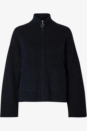 SELECTED Kardigan slfSia Ras LS Knit Zipper Cardigan