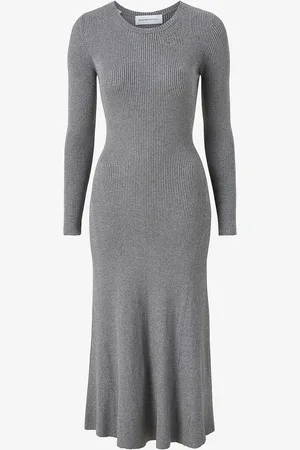 SELECTED Kjole slflUra Lurex LS Knit Dress