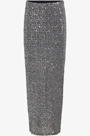 VILA Paljettskjørt viSanadu HW Glitter Maxi Skirt