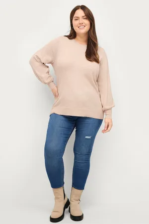 Zizzi Jeans jLuna Button Amy Jeans