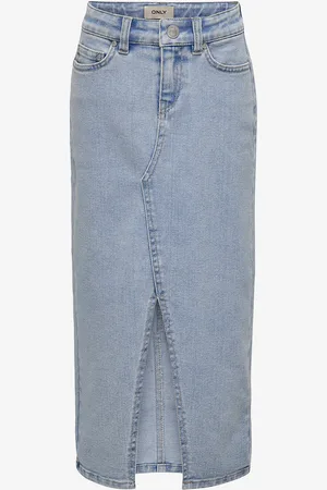 ONLY Denim skjørt kogSiri Front Slit Skirt Dnm Gua