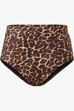 Zizzi Bikiniunderdeler caSelma HW Swim Brief Aop