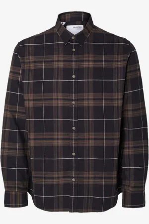 SELECTED Skjorte slhSlimowen Flanel Shirt LS