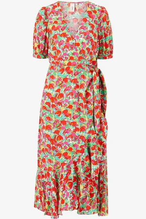 Y.A.S Omslagskjole yasOmira SS Midi Shirt Dress