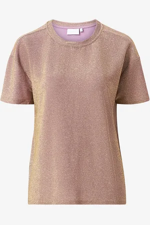 Coster Copenhagen Topp Shimmer Tee in Lurex Jersey
