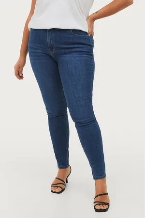ELLOS Smale stretchjeans med høy midje