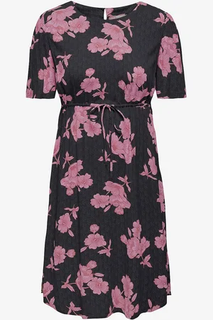 ONLY Kjole carTilda Life S/S Blk Dress Aop
