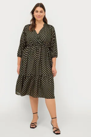 Zizzi Kjole mRie 3/4 Blk Dress