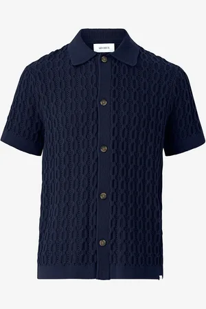 Les Deux Skjorte Garrett Knitted SS Shirt