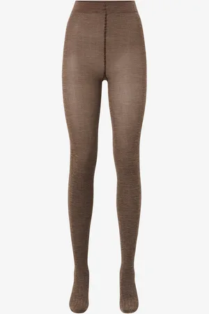 Swedish Stockings Strømpebukser Ylva Wool Fishbone Tights