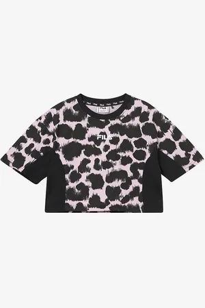 Fila Topp Bad Arolsen Cropped Wide Tee