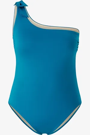La Redoute Asymmetrisk badedrakt som strammer opp magen