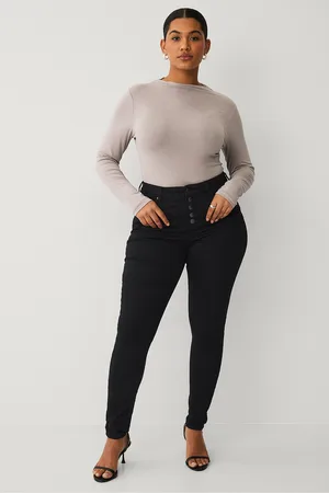 Zizzi Jeans jLuna Button Amy Jeans