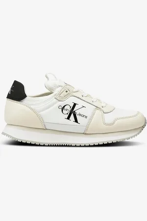 Calvin Klein Joggesko Runner Sock Laceup ML Lth