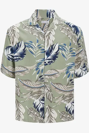 JACK & JONES Skjorte jjeJeff Aop Resort Shirt SS SN