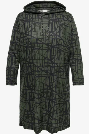 ONLY Kjole carAlba Amy L/S Hood Dress Blk Jrs