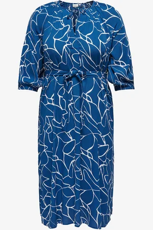 ONLY Kjole carElicia 3/4 V-neck Calf Dress