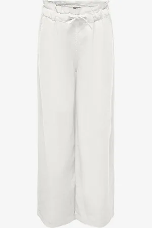 ONLY Bukser kogCaro PB Wide Linen BL Pant Wvn