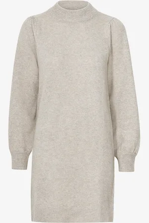 JDY Kjole Rue L/S High Neck Dress Knt