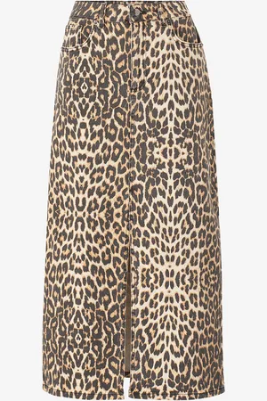 Co`Couture Denim skjørt Leocc Denim Slit Skirt