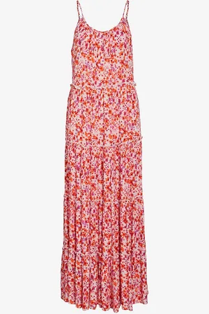 VILA Kjole viMesa S/L Maxi Ruffle Dress