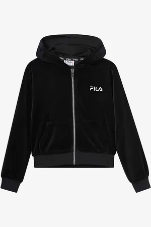 Fila Jakke Longuich Cropped Velvet Hoody Jacket
