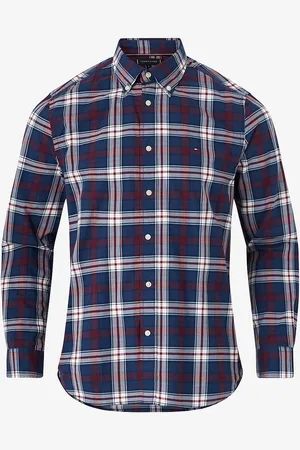 Tommy Hilfiger Skjorte Flex Poplin Tommy Tartan RF Shrt