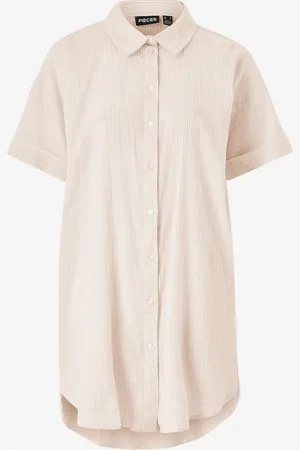 Pieces® Lang skjorte pcTerra SS Long Shirt