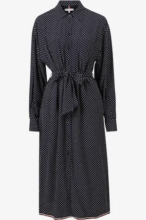 Tommy Hilfiger Kjole Polkadot Midi Shirt Dress LS