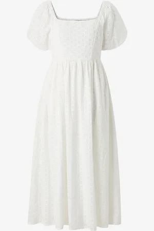 SELECTED Maxikjole slfAnelli 3/4 On Off Ankle Dress B