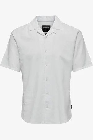Only & Sons Skjorte onsCaiden SS Solid Resort Linen Shirt