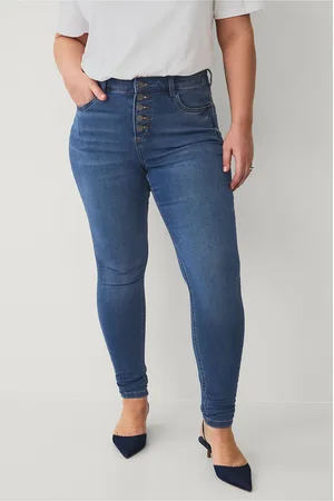 Zizzi Jeans jLuna Button Amy Jeans
