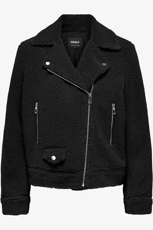 ONLY Teddyjakke onlRio Teddy Biker Jacket CC Otw