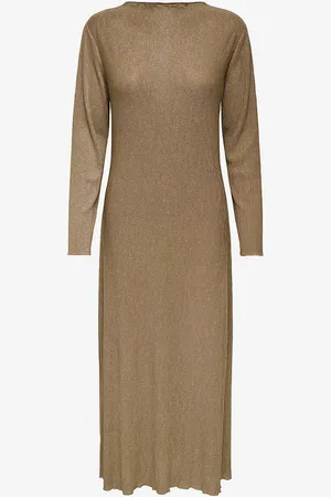 JDY Maxikjole Amalfi L/S Pleat Dress Jrs Exp
