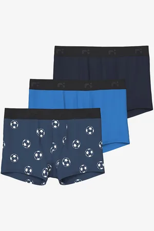 NAME IT Boksershorts nkmBoxer Dark Denim Football 3-pack
