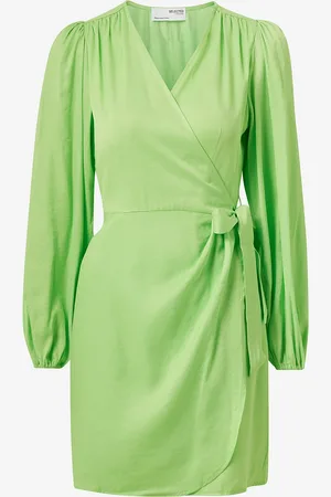 SELECTED Kjole slfStine LS Short Wrap Dress