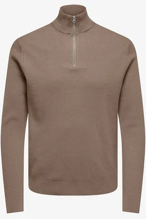 Only & Sons Genser onsPhil Reg 12 Cotton Half Zip Knit
