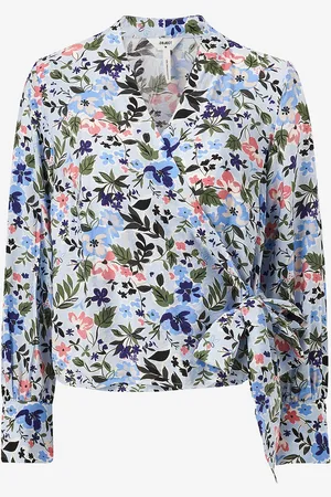 Object Omslagsbluse objRiga L/S Wrap Top