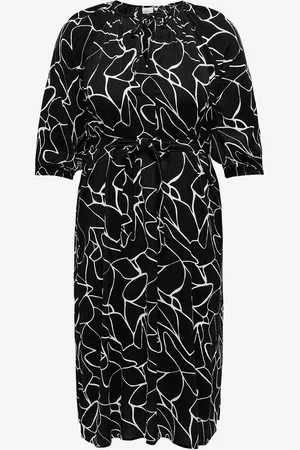 ONLY Kjole carElicia 3/4 V-neck Calf Dress