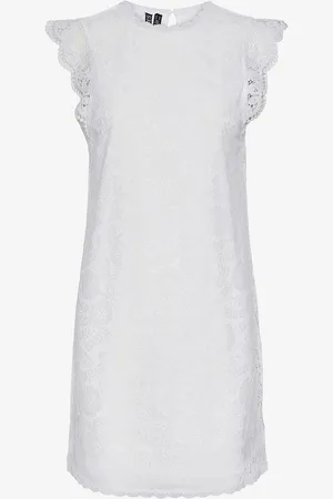 Pieces® Blondekjole pcOlline SL Lace Dress