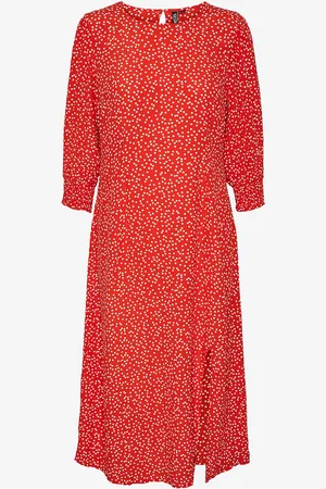 Pieces® Kjole pcSui 3/4 Sleve Midi Dress