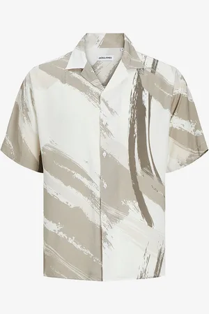 JACK & JONES Skjorte jjJeff Abstract Print Resort Shirt