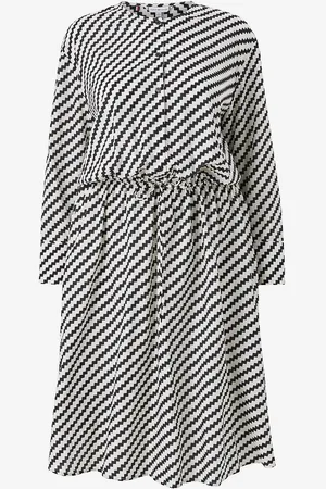 Tommy Hilfiger Kjole Crv Zigzag Waisted Midi Dress