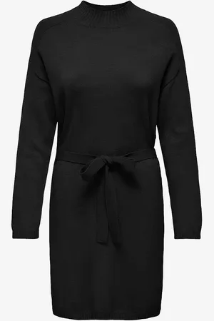 ONLY Kjole onlLeva LS Belt Dress EX Knt
