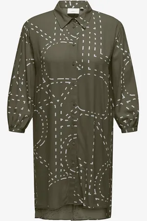 ONLY Skjortekjole carPhoebe Life 3/4 Shirt Dress Aop