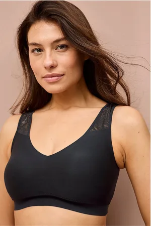 Chantelle Bh-topp Soft Stretch Padded Top V Neck Lace