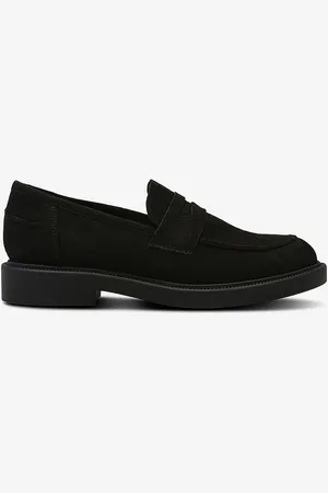 Duffy Loafers i semsket skinnimitasjon