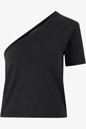 Calvin Klein Topp Smooth Cotton One Shoulder Top
